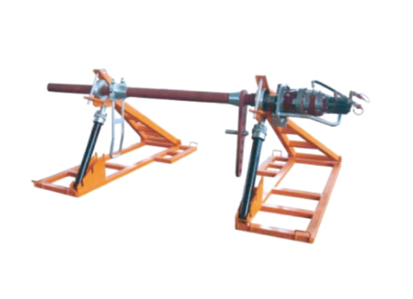 10T - 15T Cable Drum Jackshydraulic Conductor Reel Drum Stand Brake Force 45Rpm Speed